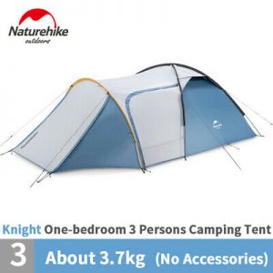 CampCheap Tents  Naturehike Ultralight Silicone Double Layer Camping Tent Camping Gear 3 Persons